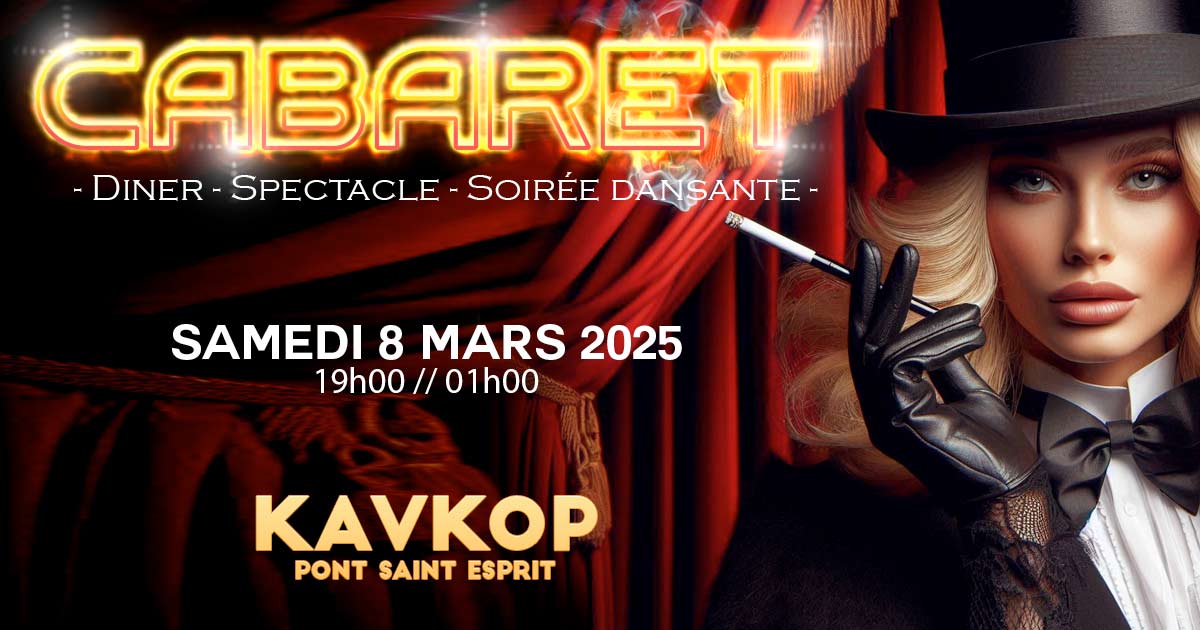 Soirée cabaret Kavkop Pont saint Esprit